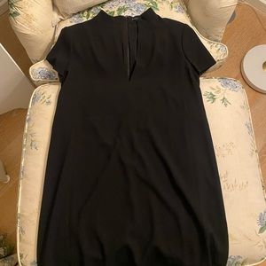 Alice and Olivia capped sleeve, black, vneck dress. Worn once